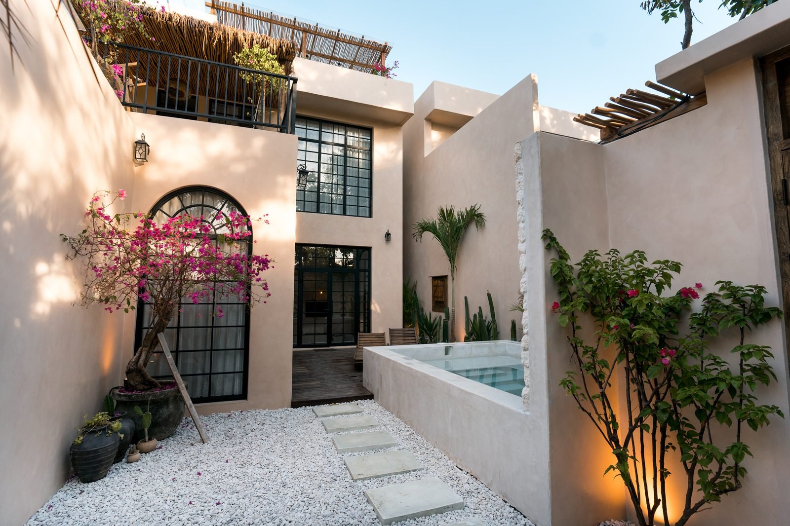 Runa Villas — courtyard & pool